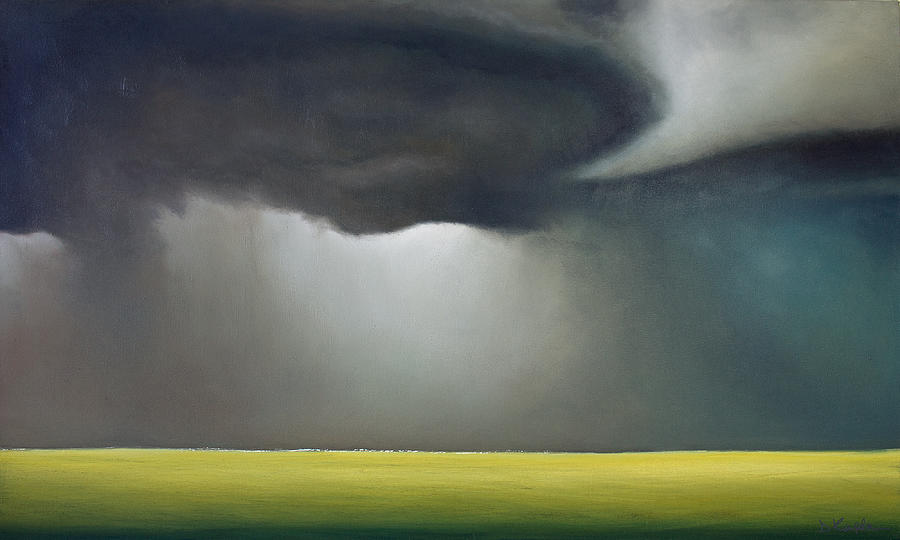 Opt.1.20 Storm Painting by Derek Kaplan