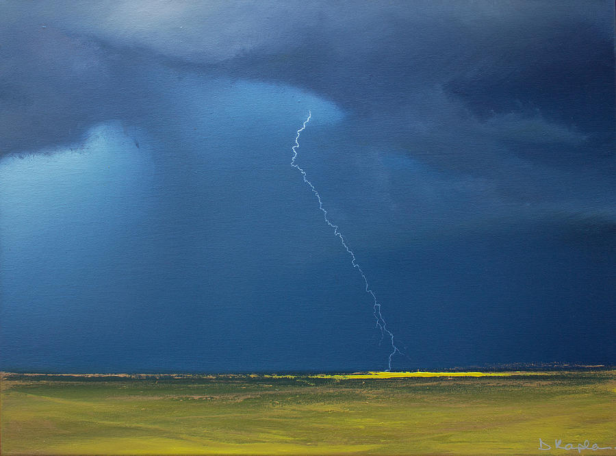 Opt.3.21 Storm  Painting by Derek Kaplan
