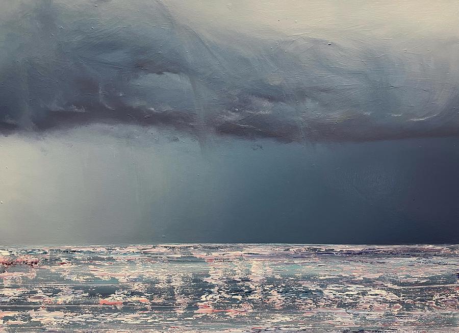 Opt.3.22 Storm  Painting by Derek Kaplan