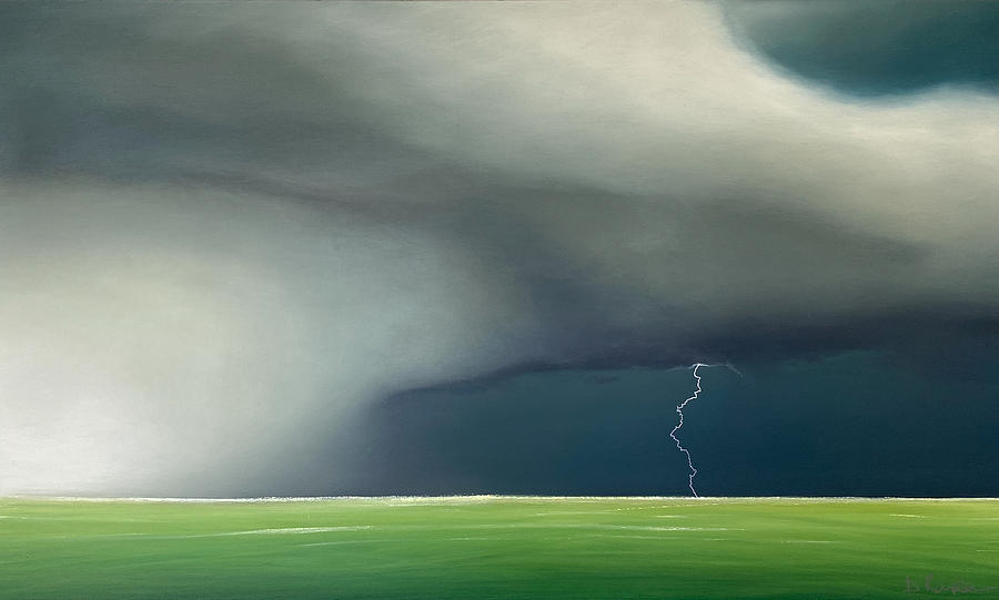 Opt.6.20 Storm Painting by Derek Kaplan