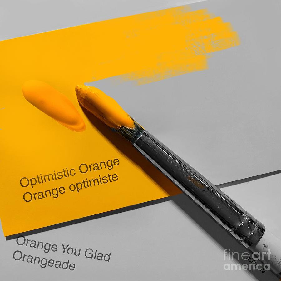Optimistic Orange Photograph by Diana Rajala