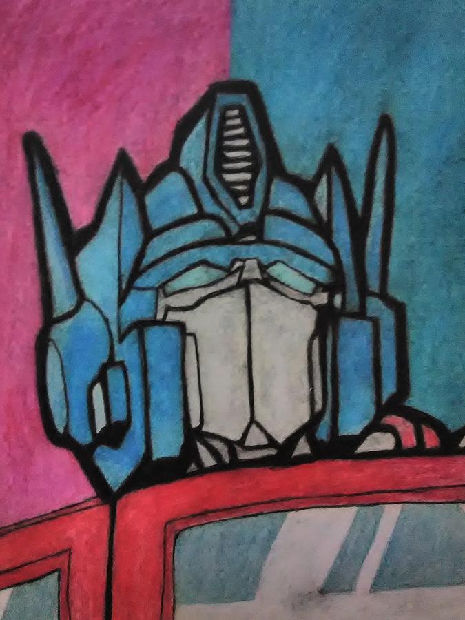 My Drawing of Optimus Prime from TFP by MelSpyRose on DeviantArt
