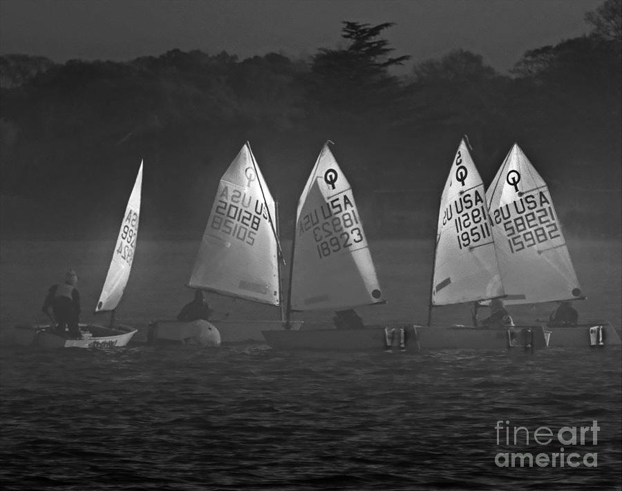 Black And White Photograph - Optis in the Mist by Frank Parisi