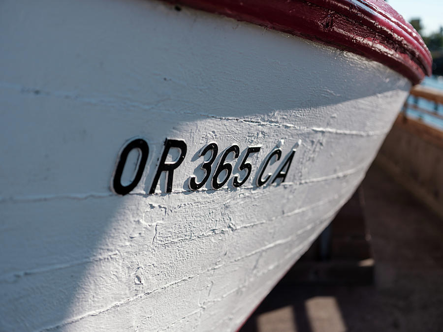 OR 365 CA Boat In Astoria Photograph by Doug Ash