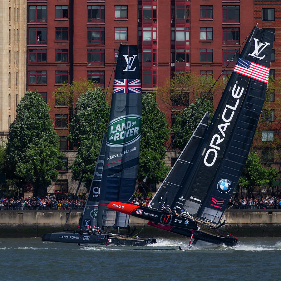 Transportation Photograph - Oracle Team USA NYC by Susan Candelario