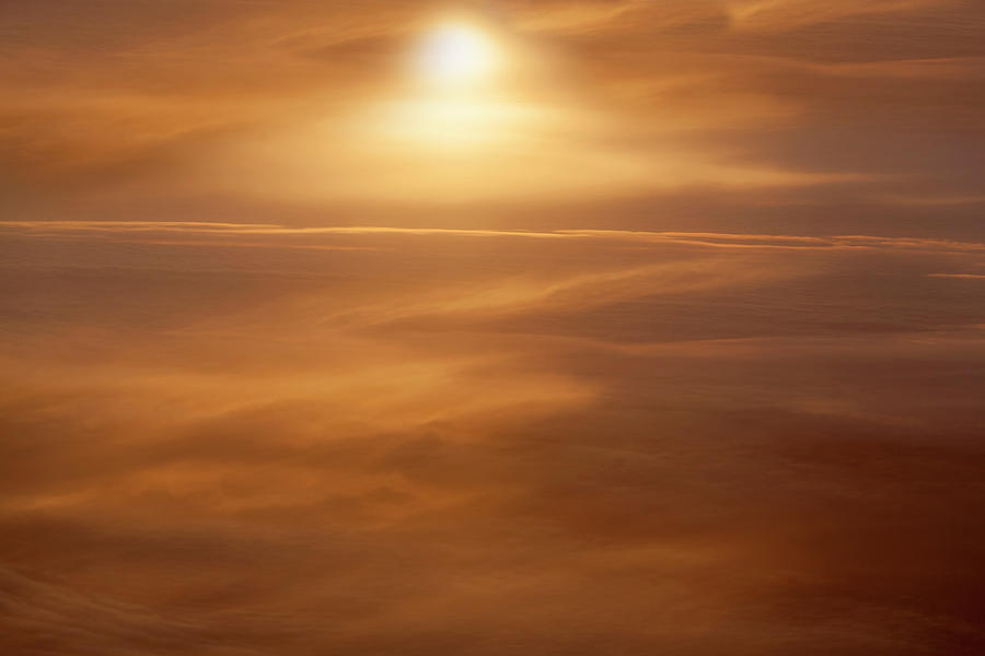 Orange Altitude Photograph by Ramunas Bruzas