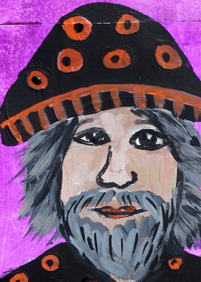 Art Journal Mixed Media - Orange and Black Beanie by Janyce Boynton Art Journal Mixed Media - Orange and Black Beanie by Janyce Boynton