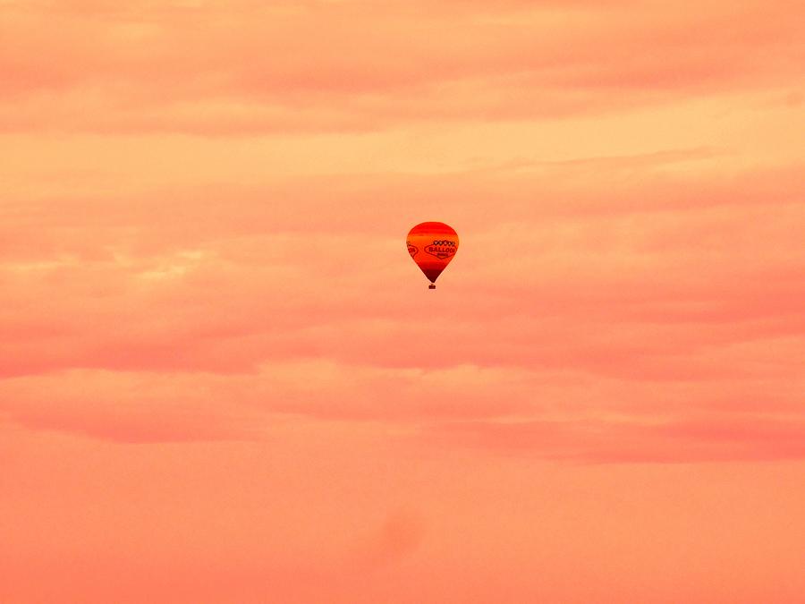 Orange Balloon Photograph by Dietmar Scherf