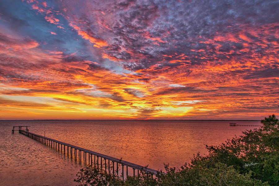 Orange Bay Sunrise Photograph by Jurgen Lorenzen