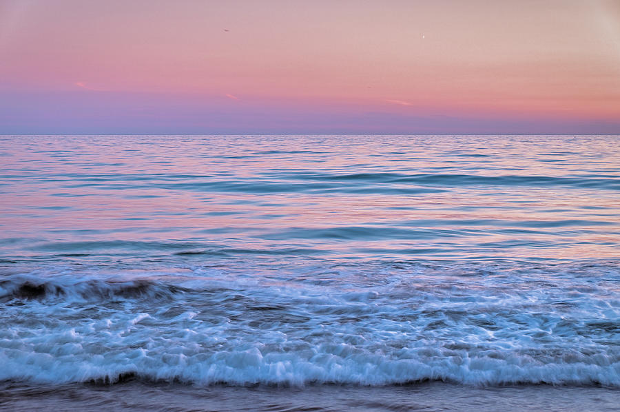 Beach Sunset Photograph - Orange Beach Joy in Quinta do Lago by Angelo DeVal