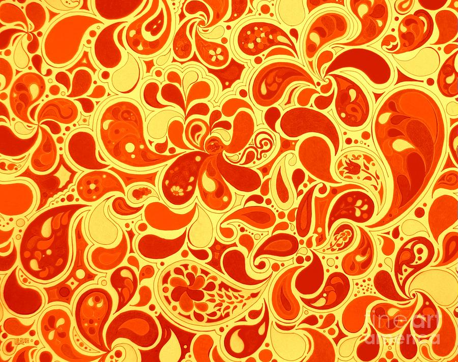 Orange Burst by Lisa Bliss Rush Orange Burst by Lisa Bliss Rush