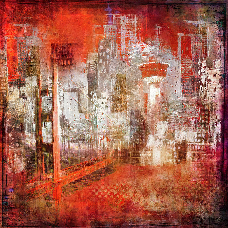 Orange City Digital Art by Barbara Mierau-Klein