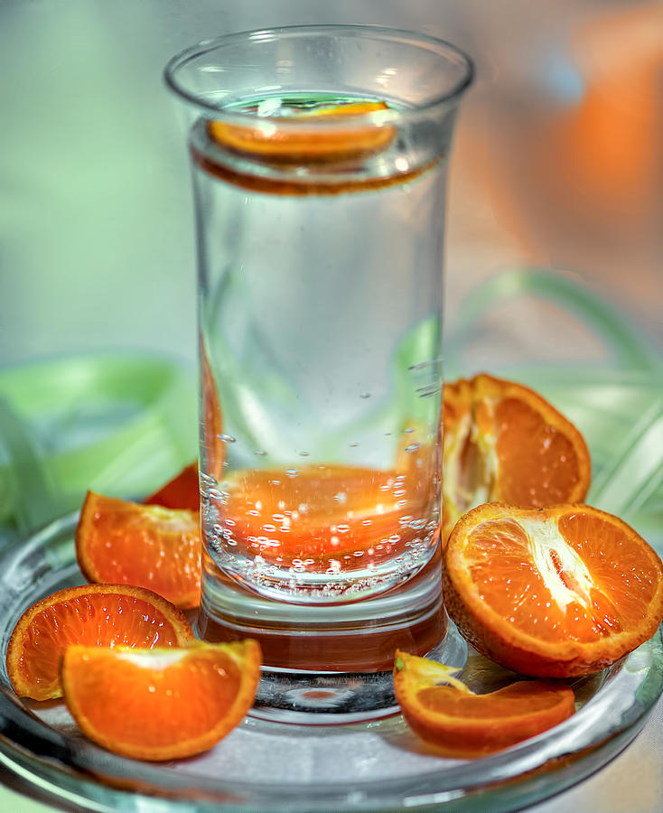Orange drink with sizzles Photograph by Cordia Murphy