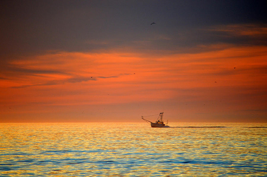 Orange Fog - Nauset Light Beach Photograph by Dianne Cowen Photography ...