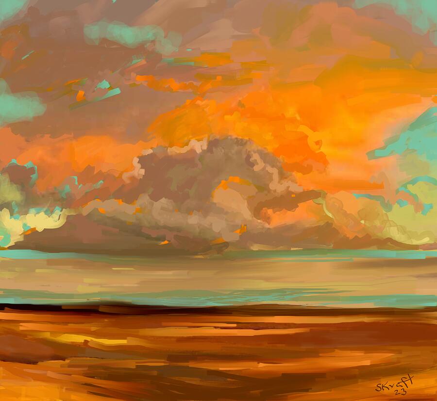 Orange Marmalade Painting by Sonja Kraft Orange Marmalade Painting by Sonja Kraft
