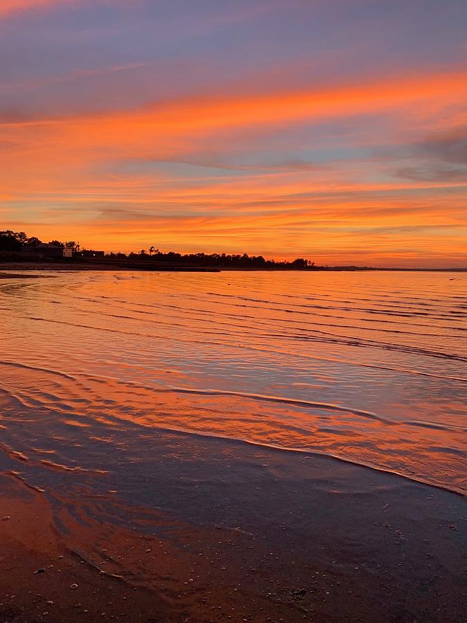 Orange Night Sky Photograph by Deb Stone - Fine Art America