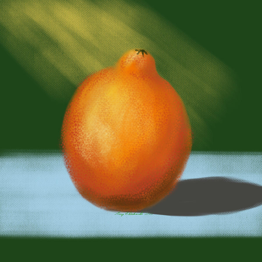 Juice Pastel - Orange Pastel by Gary F Richards