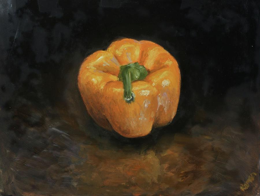Orange pep Painting by Art of Raman