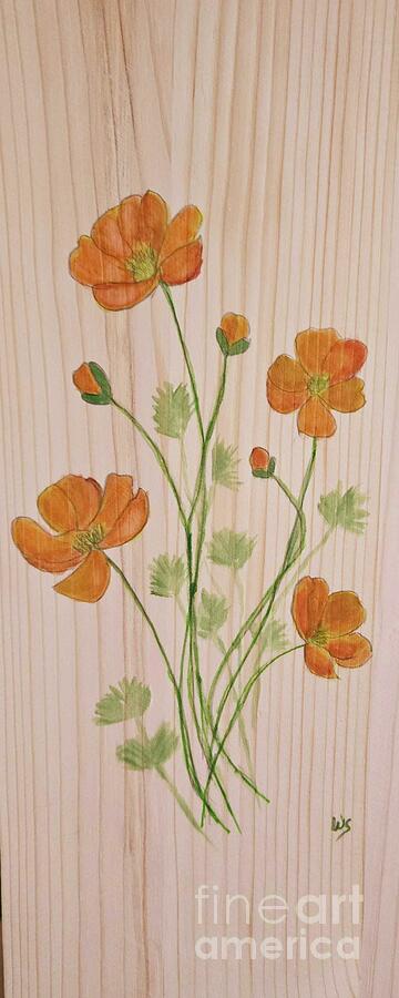 Orange Poppies Painting by Margaret Welsh Willowsilk Orange Poppies Painting by Margaret Welsh Willowsilk