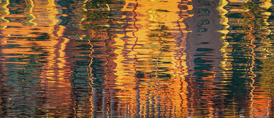 Orange Reflections Photograph by Elvira Peretsman