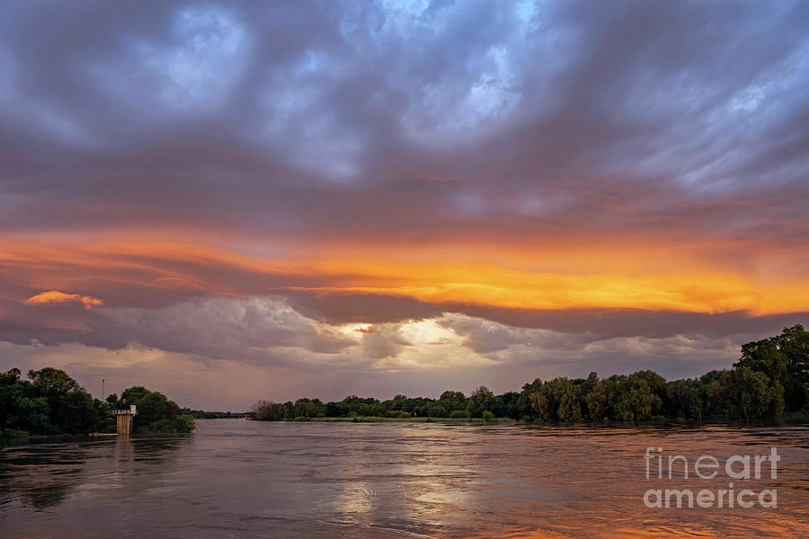 Orange River at Sunset Photograph by Arterra Picture Library