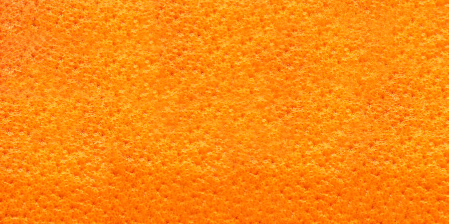 Orange skin macro Photograph by Zim