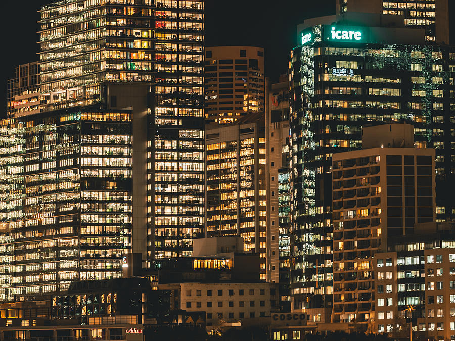 Orange Skyline Photograph by Harrison Crisp - Fine Art America