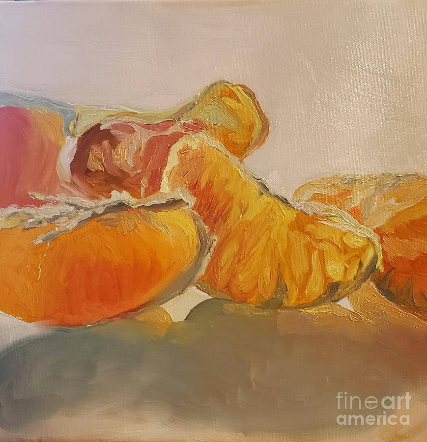 Orange Slices Painting by Julie Garcia