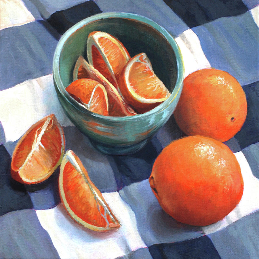 Orange Slices Painting by Kimberley Scoble - Fine Art America