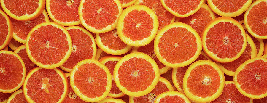 Orange Slices Panorama Photograph