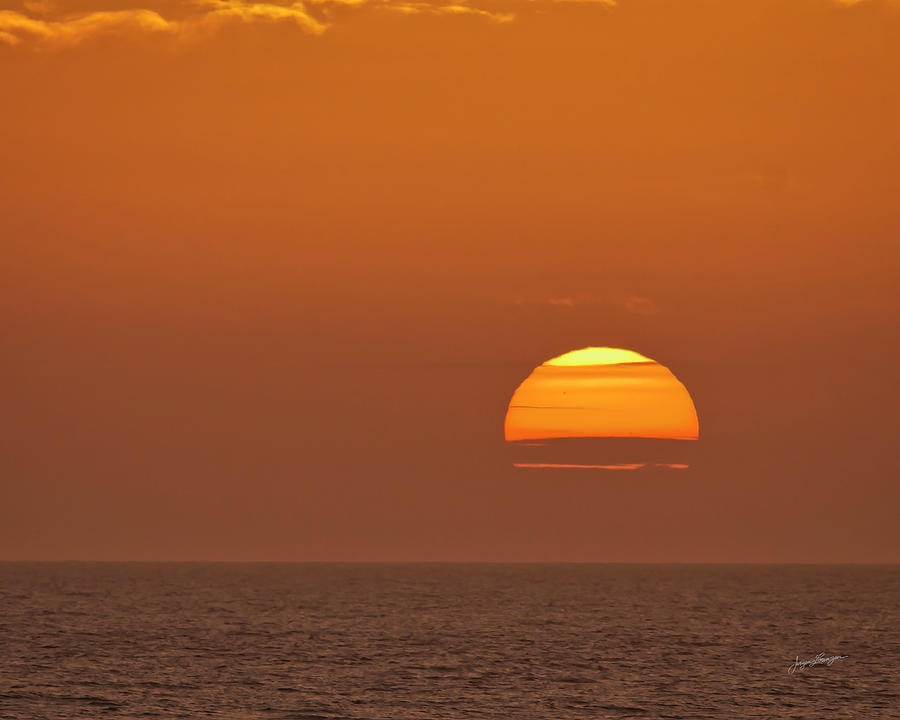 Orange Sunset Photograph by Jurgen Lorenzen