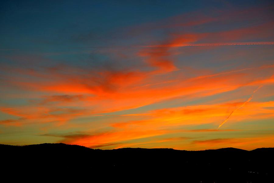 Orange Sunset  Photograph by LaDonna McCray