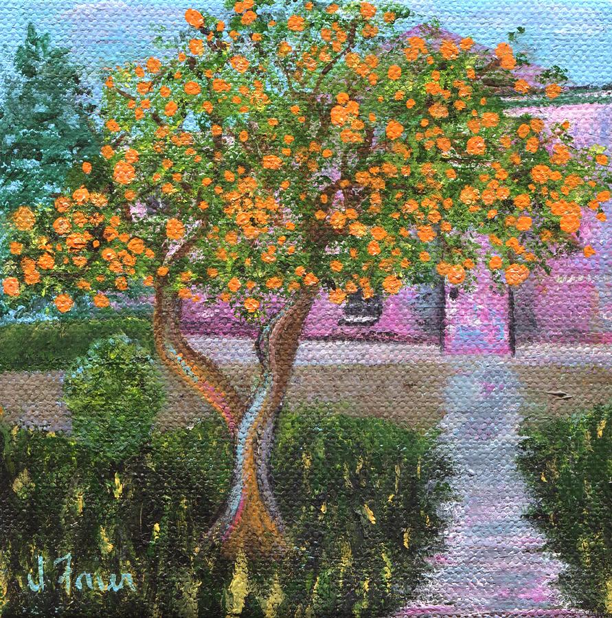 Orange Tree of St. Remy Painting by Jamie Frier