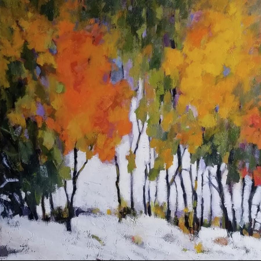 Orange Trees Painting by Abbas Darabi Fine Art America