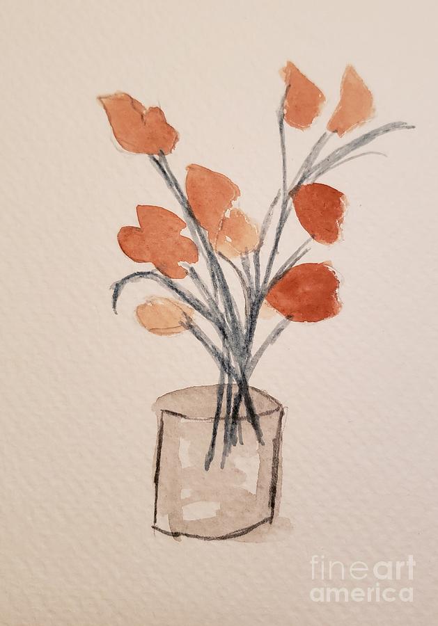 Orange Tulips Painting by Margaret Welsh Willowsilk Orange Tulips Painting by Margaret Welsh Willowsilk
