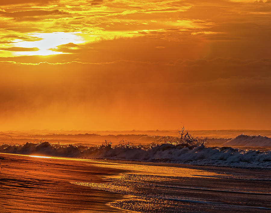 Orange waves Photograph by Jason Beaver - Fine Art America