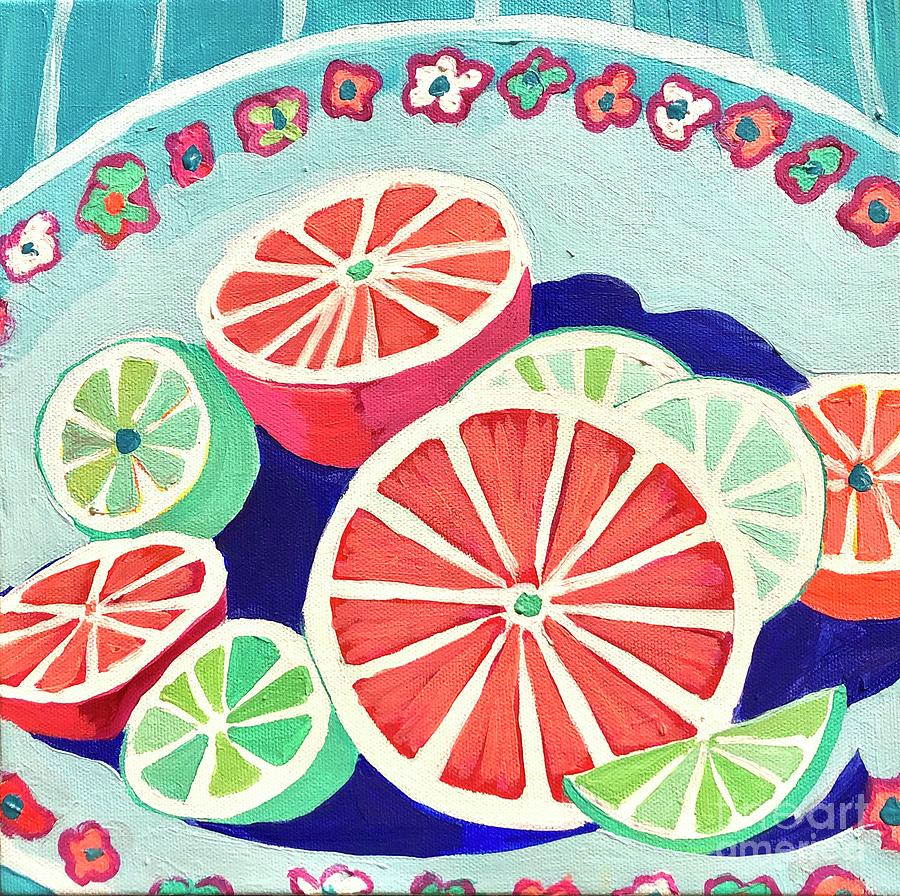 Orange You Feeling Sublime Painting by Debra Bretton Robinson