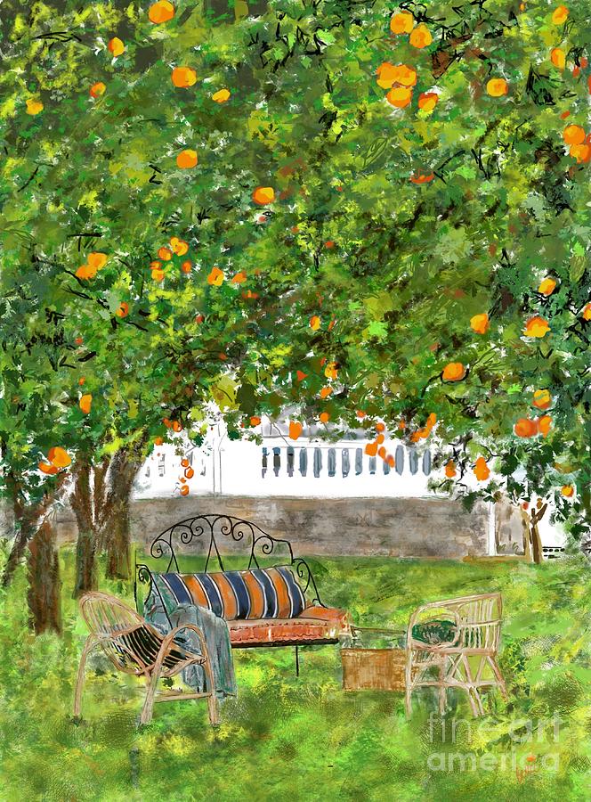 Summer Painting - Orange You Glad by Beth Saffer