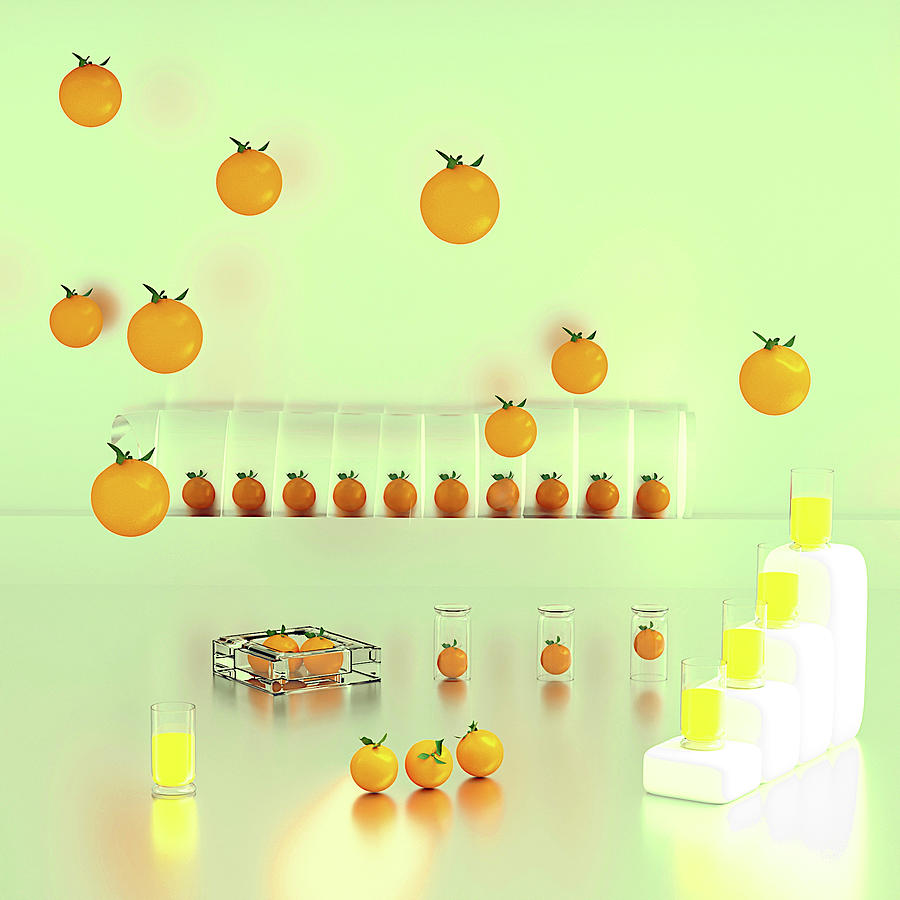 Oranges 3 Digital Art