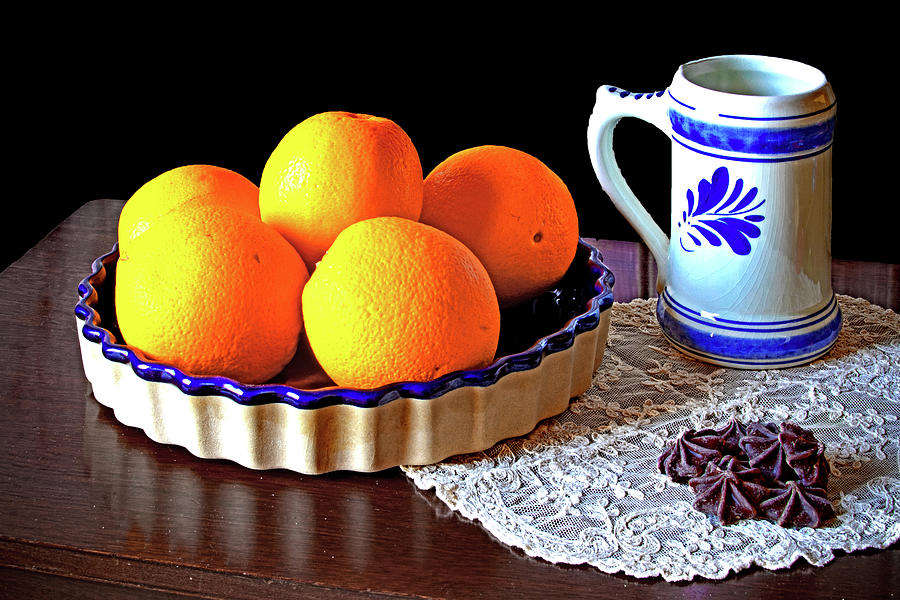 Oranges and Chocolate Photograph by Ira Marcus