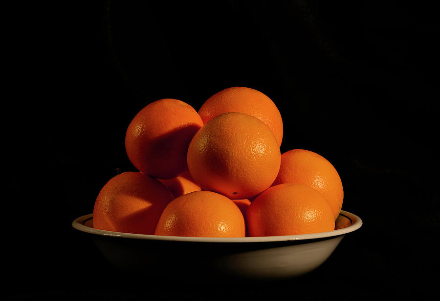 Still Life Photograph - Oranges by Angie Tirado