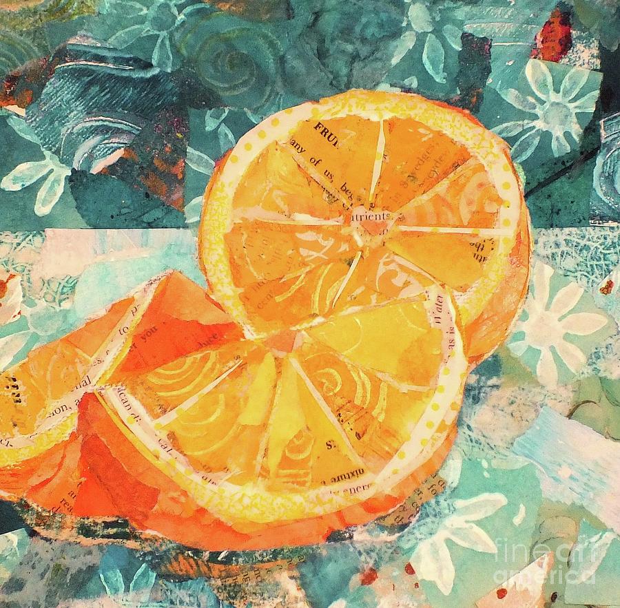 Oranges Mixed Media by Patricia Henderson