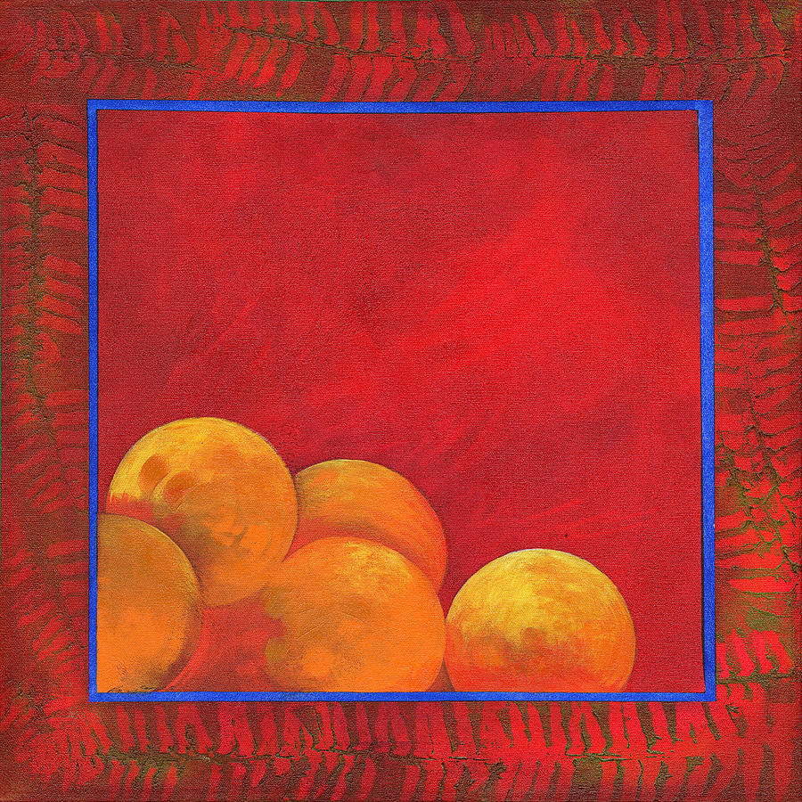 Oranges Painting by Ray Cooper