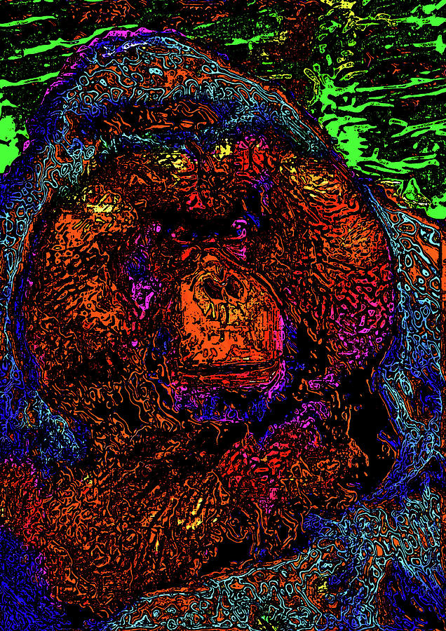 Orangutan Digital Art