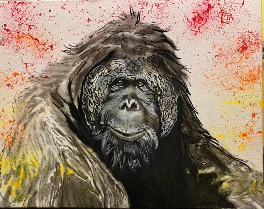 Orangutan mix Painting by Luke Glasscock - Fine Art America