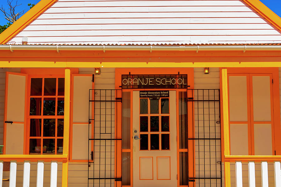 Oranje School in Saint Maarten Photograph by AE Jones