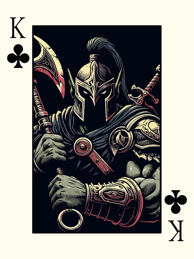 Orc King of Clubs Photograph by Mark Rogan - Fine Art America