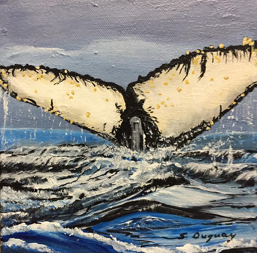 Orca # 3 Painting by Sharon Duguay