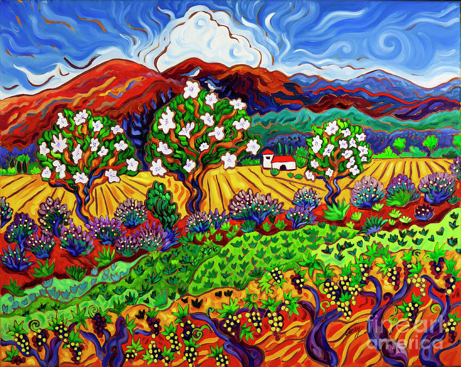 Orchard Winery West Painting