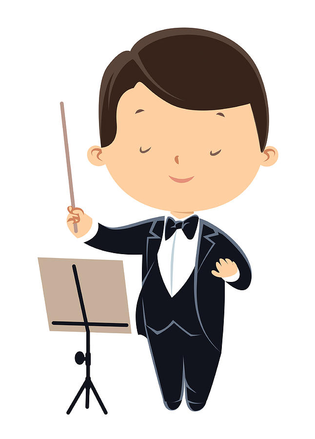 Orchestra Director Drawing by Pijama61